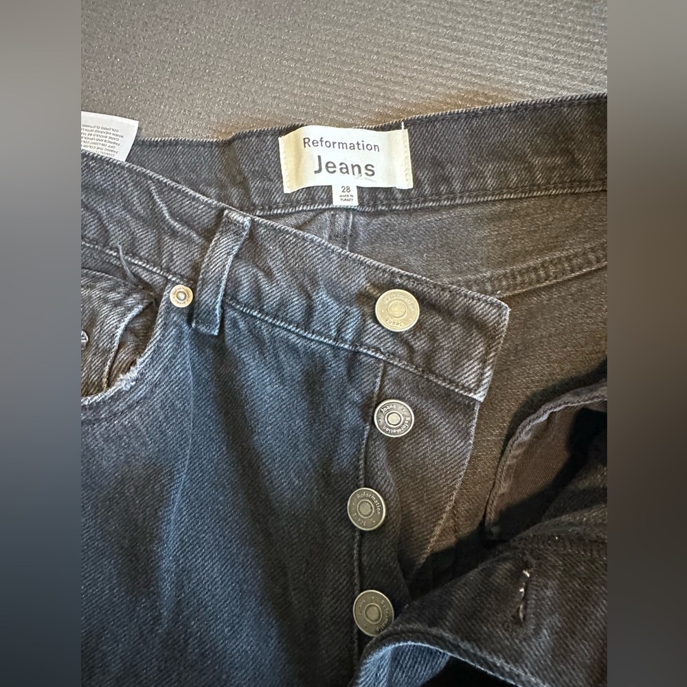 Reformation Cynthia High Rise Straight Jeans size 28